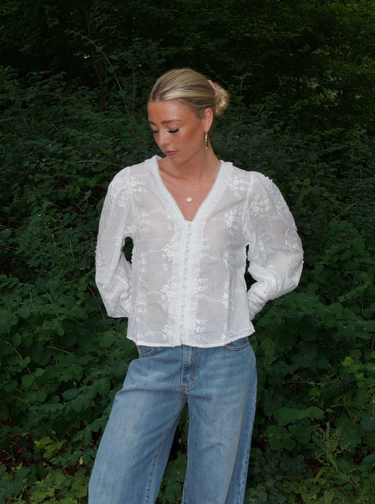 Silvia blouse - White